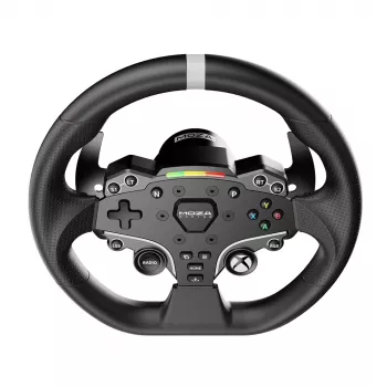 Moza Racing ESX -ratti, ratti, Xbox, D-Pad, Home-painike, valikkopainike, start-painike, musta, alumiini, polyuretaani, alumiini