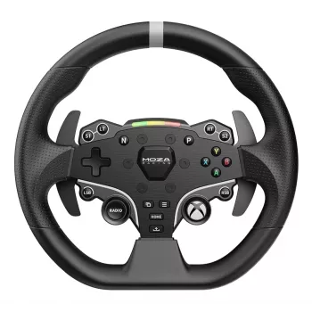 Moza Racing ESX -ratti, ratti, Xbox, D-Pad, Home-painike, valikkopainike, start-painike, musta, alumiini, polyuretaani, alumiini