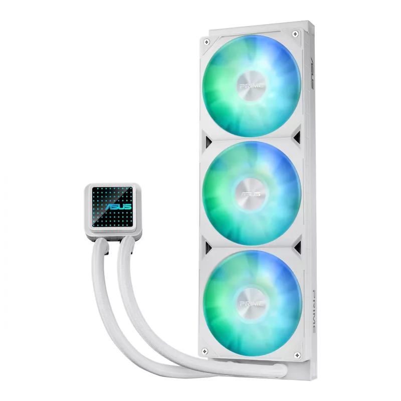 ASUS Prime LC 360 ARGB White Edition -prosessorijäähdytin nestejäähdytys 12 cm 1 kpl
