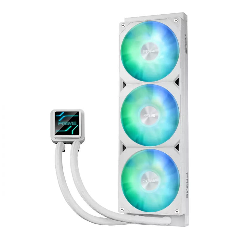 ASUS Prime LC 360 ARGB White Edition -prosessorijäähdytin nestejäähdytys 12 cm 1 kpl