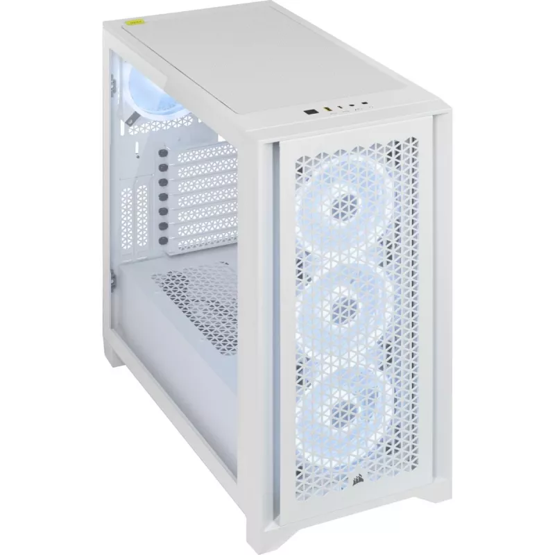 CORSAIR Midi Tower -kotelo - Icue 4000d RGB valkoinen