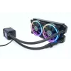 Nestekierron jäähdytin Alphacool Eisbaer Aurora 240 CPU prosessori musta