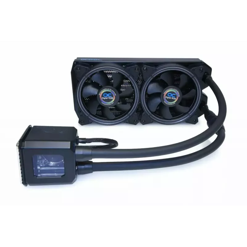 Nestekierron jäähdytin Alphacool Eisbaer Aurora 240 CPU prosessori musta