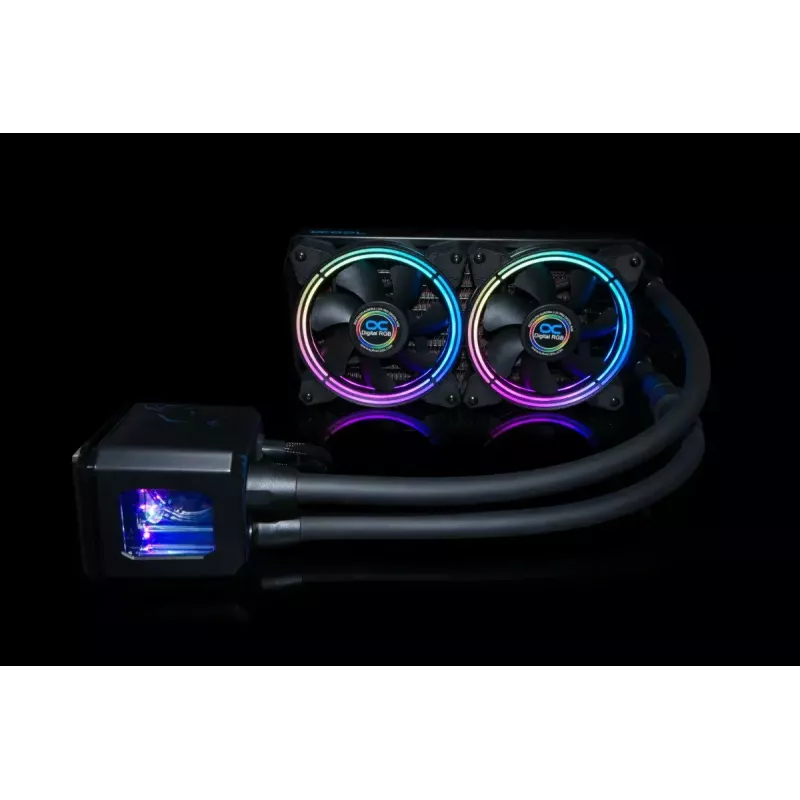 Nestekierron jäähdytin Alphacool Eisbaer Aurora 240 CPU prosessori musta