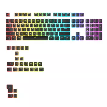 GLORIOUS GPBT Aura V3 musta US RGB-näppäinhattusarja