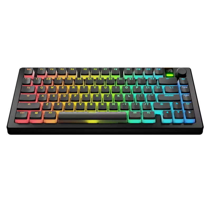 Glorious GPBT Aura V3 näppäinhattusarja, ANSI-asettelu (US), PBT, Doubleshot, musta