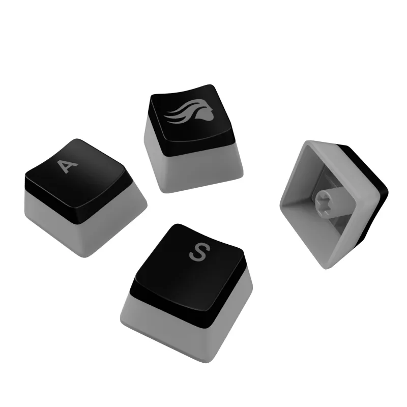 Glorious GPBT Aura V3 näppäinhattusarja, ANSI-asettelu (US), PBT, Doubleshot, musta