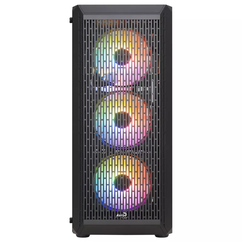 Aerocool BEAMBKV2 Gaming ATX-kotelo 4 tuuletinta 12cm FRGB musta