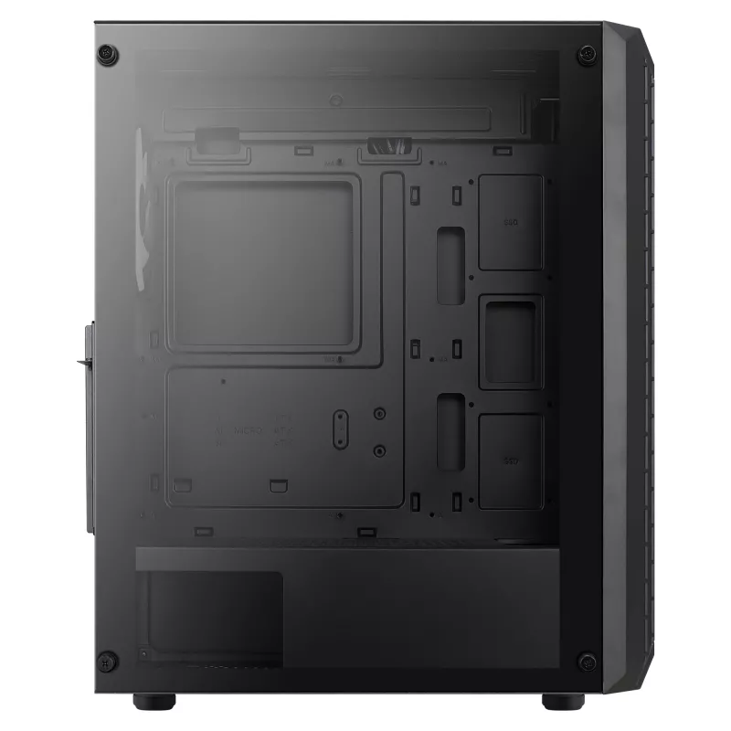Aerocool BEAMBKV2 Gaming ATX-kotelo 4 tuuletinta 12cm FRGB musta