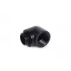 Alphacool Eiszapfen 17594 90° adapteri, G1/4 ulkokierre – G1/4 sisäkierre, musta