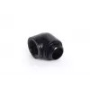 Alphacool Eiszapfen 17594 90° adapteri, G1/4 ulkokierre – G1/4 sisäkierre, musta