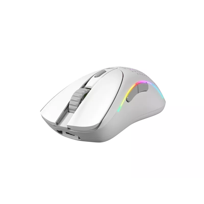 Glorious Gaming Glorious Model D 2 Wireless - mattavalkoinen, oikeakätinen, RF Wireless, 19000 DPI, valkoinen