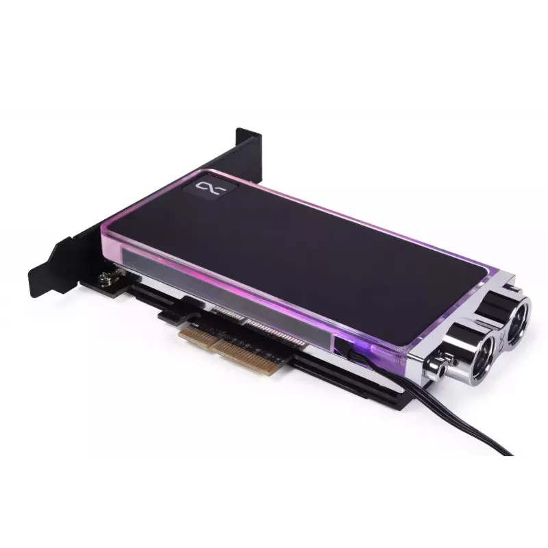 Alphacool Core M.2 NVMe PCIe 5.0 -nestjäähdytin backplatella