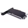Alphacool Core M.2 NVMe PCIe 5.0 -nestjäähdytin backplatella