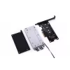 Alphacool Core M.2 NVMe PCIe 5.0 -nestjäähdytin backplatella