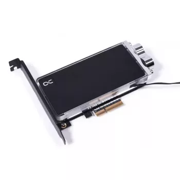 Alphacool Core M.2 NVMe PCIe 5.0 -nestjäähdytin backplatella