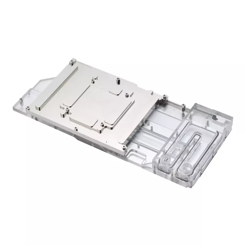 Vesiblokki + backplate Phanteks Glacier G40 akryyli kupari harmaa läpinäkyvä