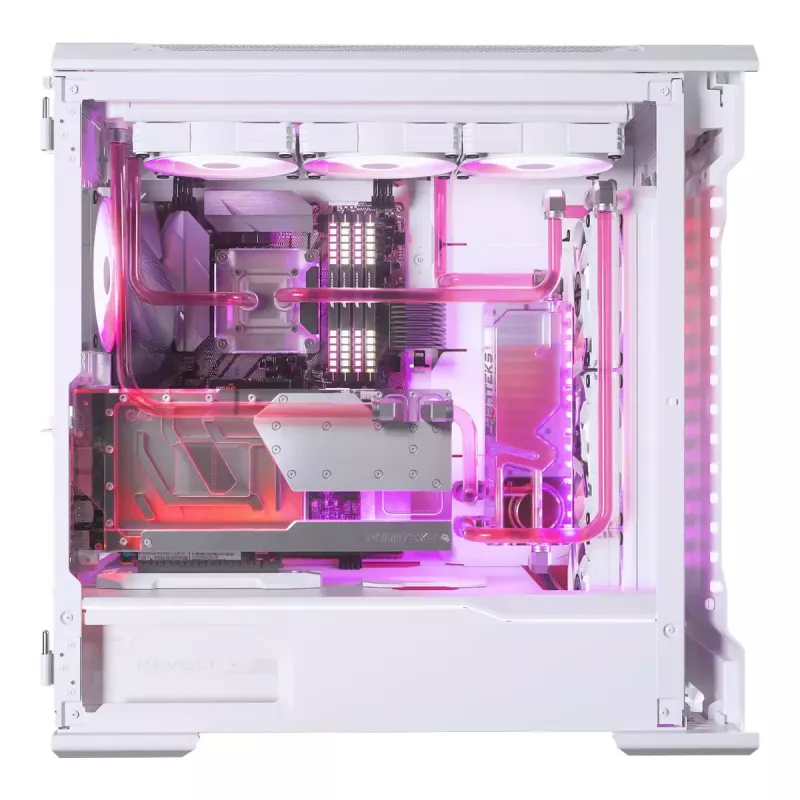 Vesiblokki + backplate Phanteks Glacier G40 akryyli kupari harmaa läpinäkyvä