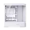 Tietokonekotelo Jonsbo D400 Midi Tower ATX karkaistu lasi – valkoinen