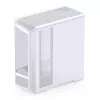 Tietokonekotelo Jonsbo D400 Midi Tower ATX karkaistu lasi – valkoinen