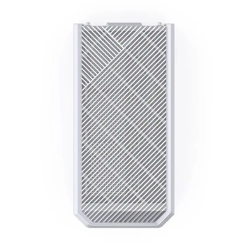 Tietokonekotelo Jonsbo D400 Midi Tower ATX karkaistu lasi – valkoinen