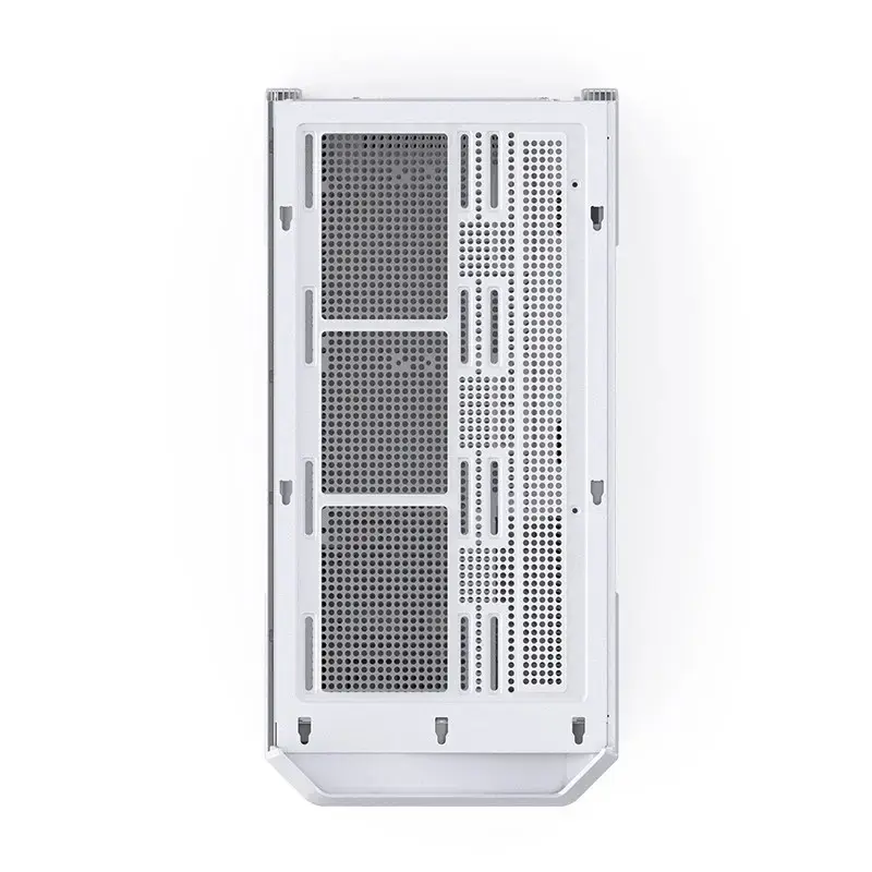 Tietokonekotelo Jonsbo D400 Midi Tower ATX karkaistu lasi – valkoinen