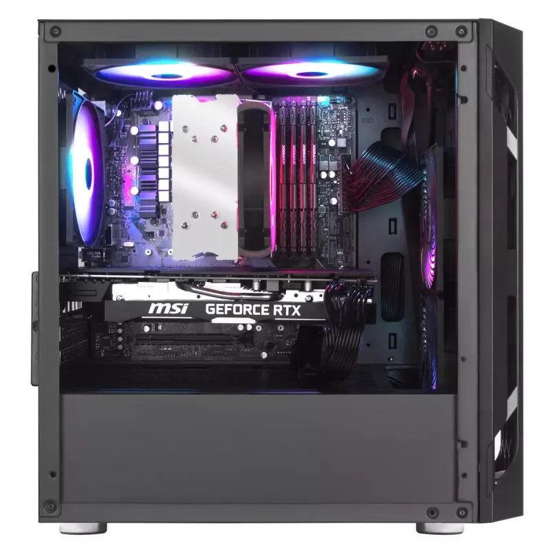 PC-kotelo Silverstone FARA H1M PRO Micro Tower musta