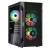 PC-kotelo Silverstone FARA H1M PRO Micro Tower musta