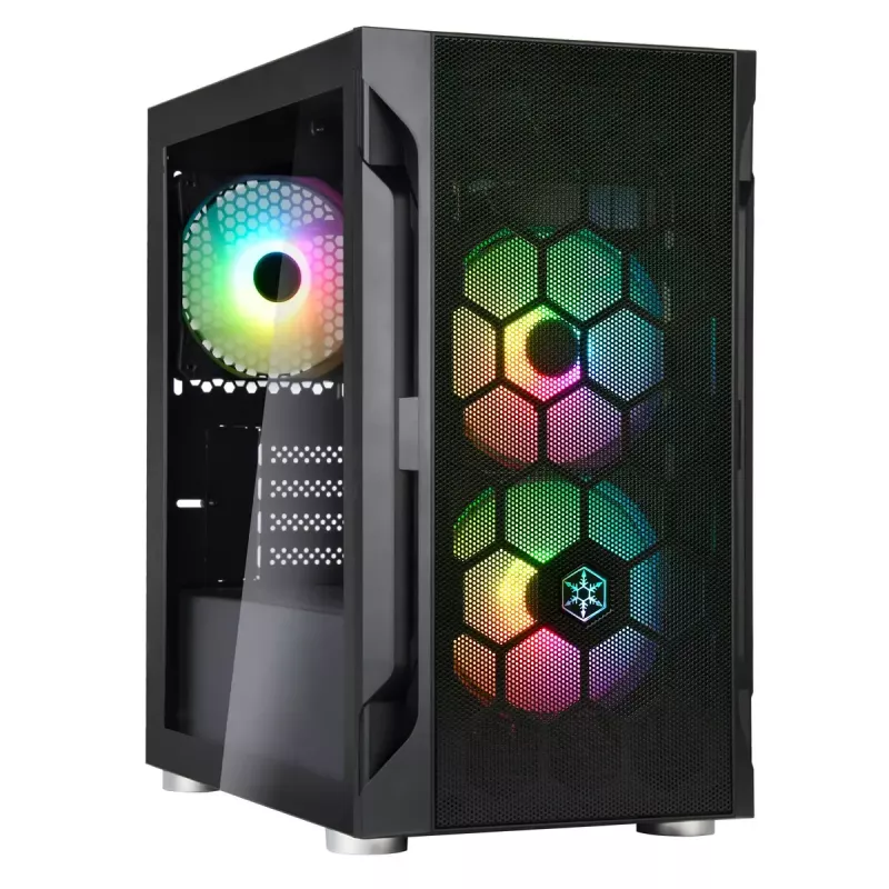 PC-kotelo Silverstone FARA H1M PRO Micro Tower musta