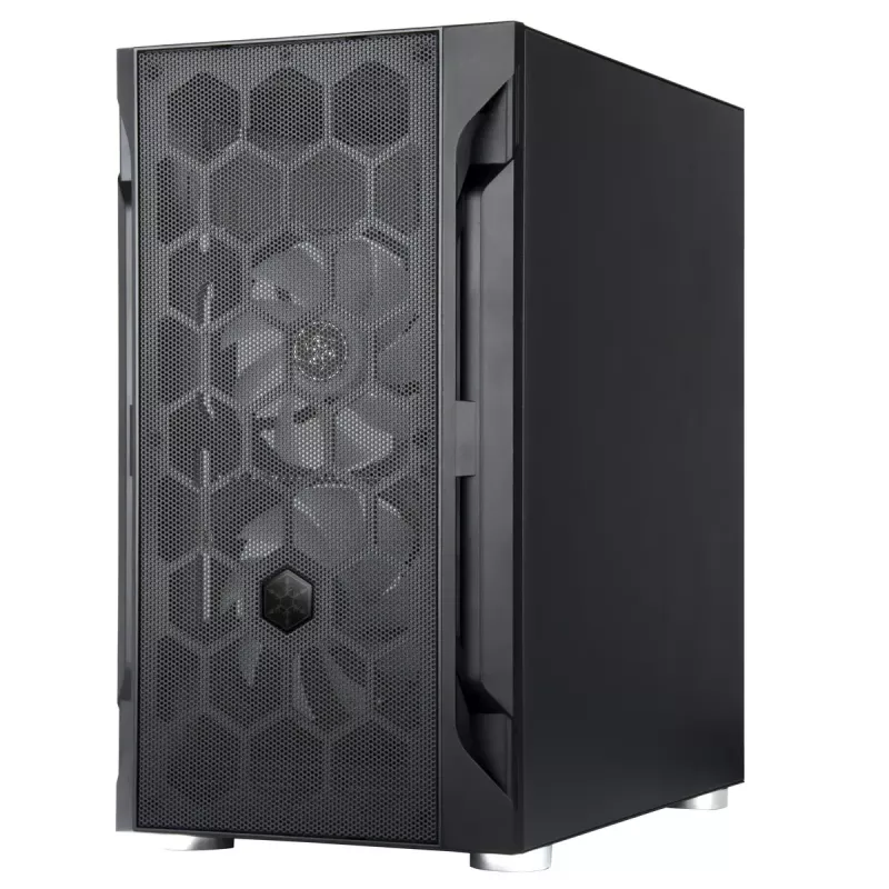 PC-kotelo Silverstone FARA H1M PRO Micro Tower musta