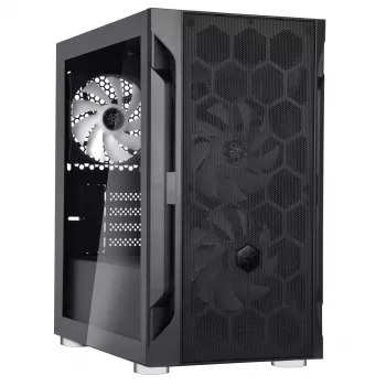 PC-kotelo Silverstone FARA H1M PRO Micro Tower musta
