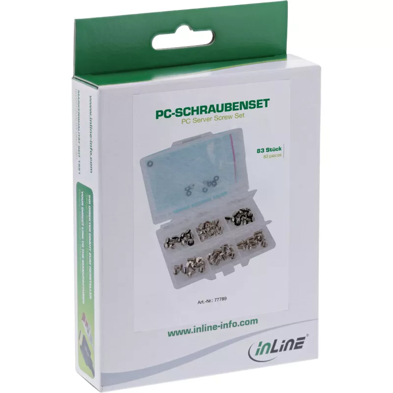 InLine PC-palvelimen ruuvisarja 83 kpl