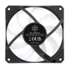 Ilmajäähdytin Silverstone Air Slimmer 120 12 cm musta läpinäkyvä