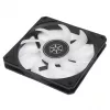 Ilmajäähdytin Silverstone Air Slimmer 120 12 cm musta läpinäkyvä
