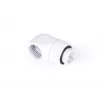 Asennussarja Alphacool Eiszapfen L-liitin kiertyvä G1/4 ulkokierre G1/4 sisäkierteeseen valkoinen