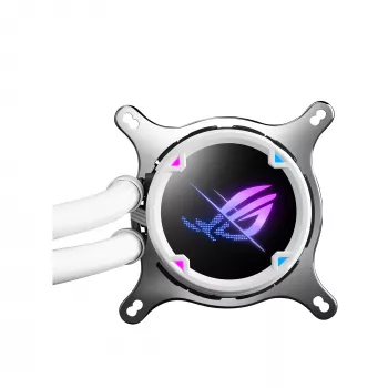 ASUS ROG STRIX LC II 240 ARGB White Edition prosessorin nestejäähdytysjärjestelmä 12 cm 1 kpl