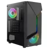 Aerocool SCAPEBKV3 pelikotelo ATX-etu-RGB LED karkaistu lasi 3x ARGB-tuuletin musta