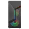 Aerocool SCAPEBKV3 pelikotelo ATX-etu-RGB LED karkaistu lasi 3x ARGB-tuuletin musta