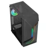 Aerocool SCAPEBKV3 pelikotelo ATX-etu-RGB LED karkaistu lasi 3x ARGB-tuuletin musta