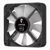 APNX FP2-120 PWM ARGB kotelotuuletin, 120 mm, 500–1800 rpm, 83,85 CFM, 34,8 dB, musta