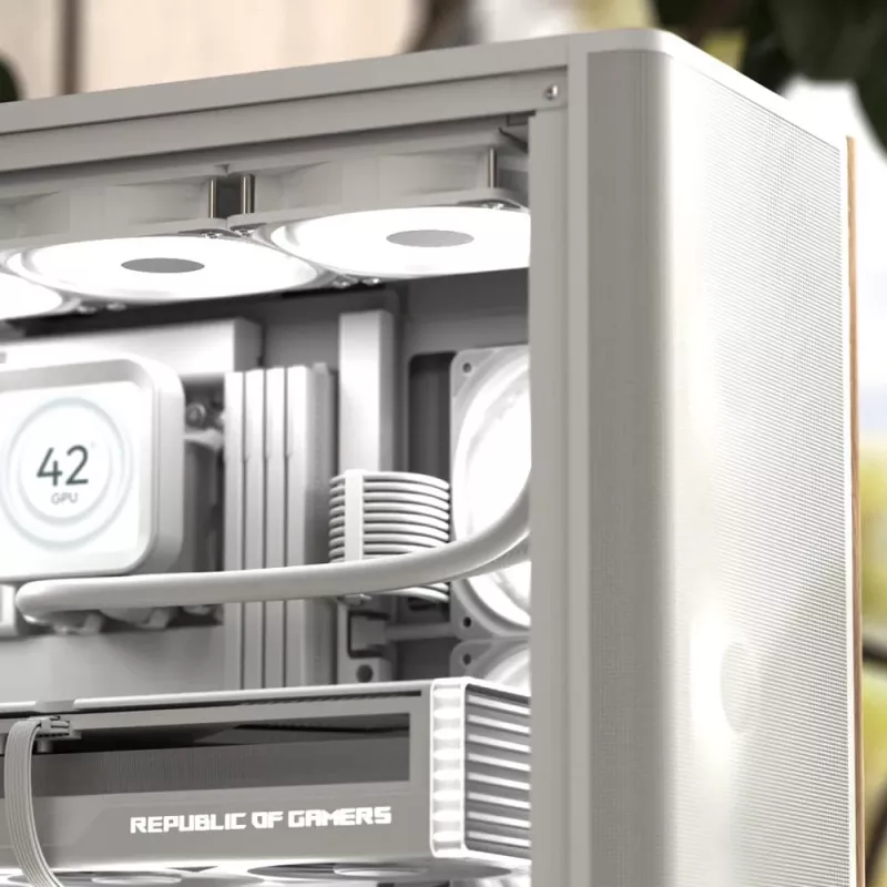 Aerocool D501A Midi-tornikotelo musta, puu
