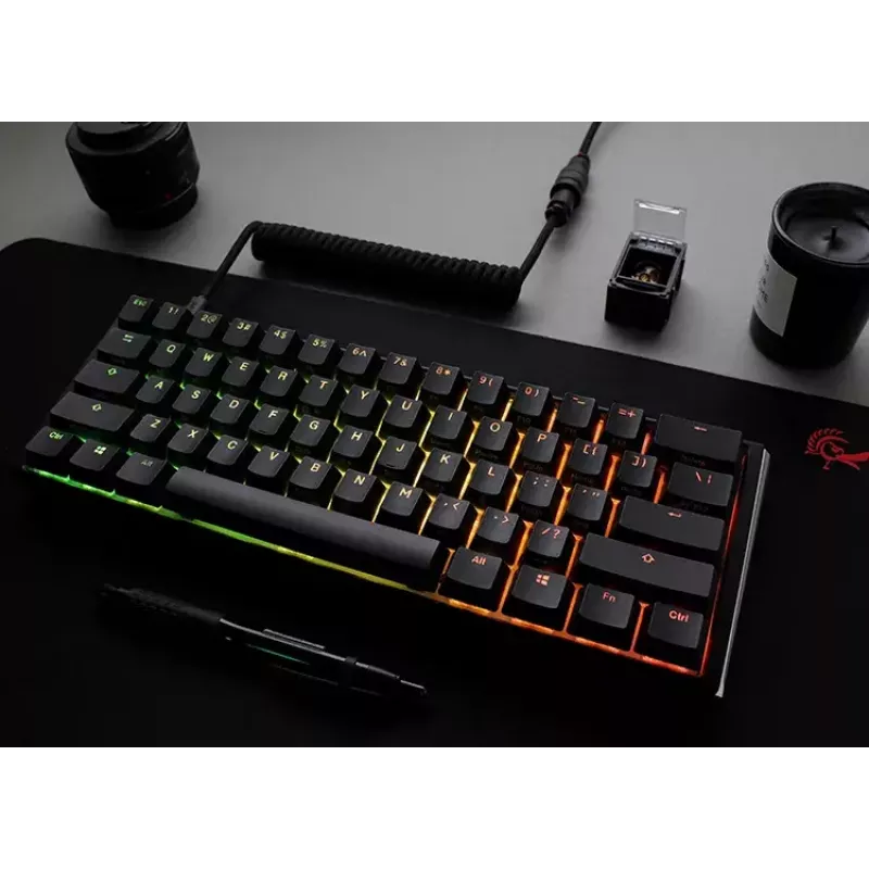 Ducky One 3 Classic Mini näppäimistö pelikäyttöön USB mekaaninen 61 näppäintä RGB