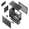 PC-kotelo Jonsbo D41 STD Midi Tower musta