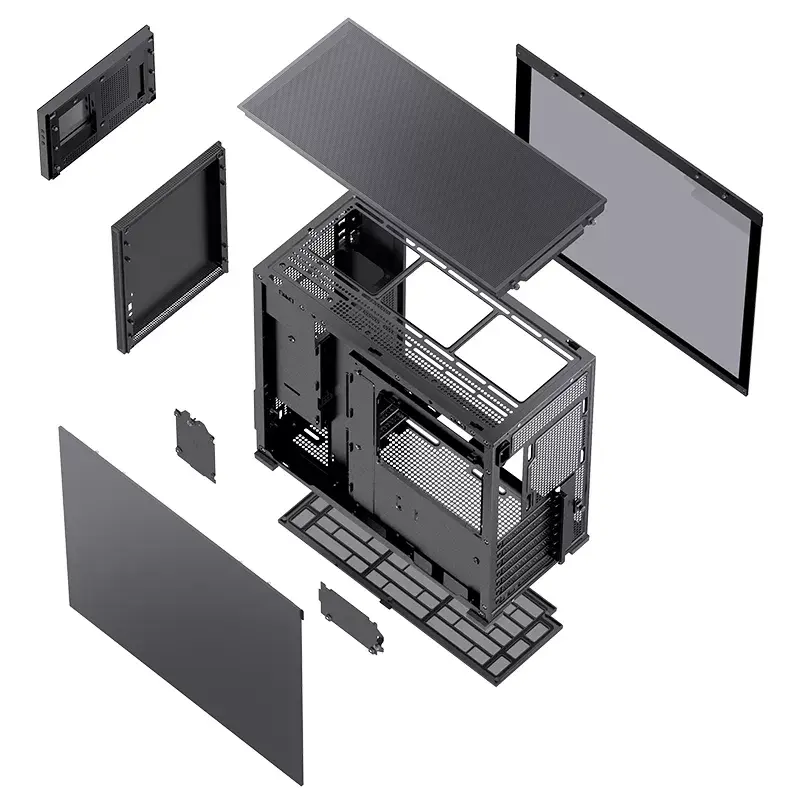 PC-kotelo Jonsbo D41 STD Midi Tower musta