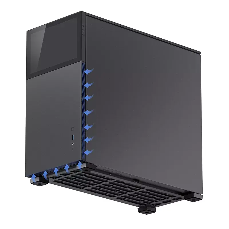 PC-kotelo Jonsbo D41 STD Midi Tower musta