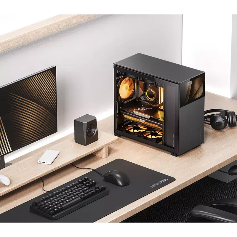 PC-kotelo Jonsbo D41 STD Midi Tower musta