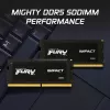 Kingston Technology FURY 16GB 6400MT/s DDR5 CL38 SODIMM Impact XMP
