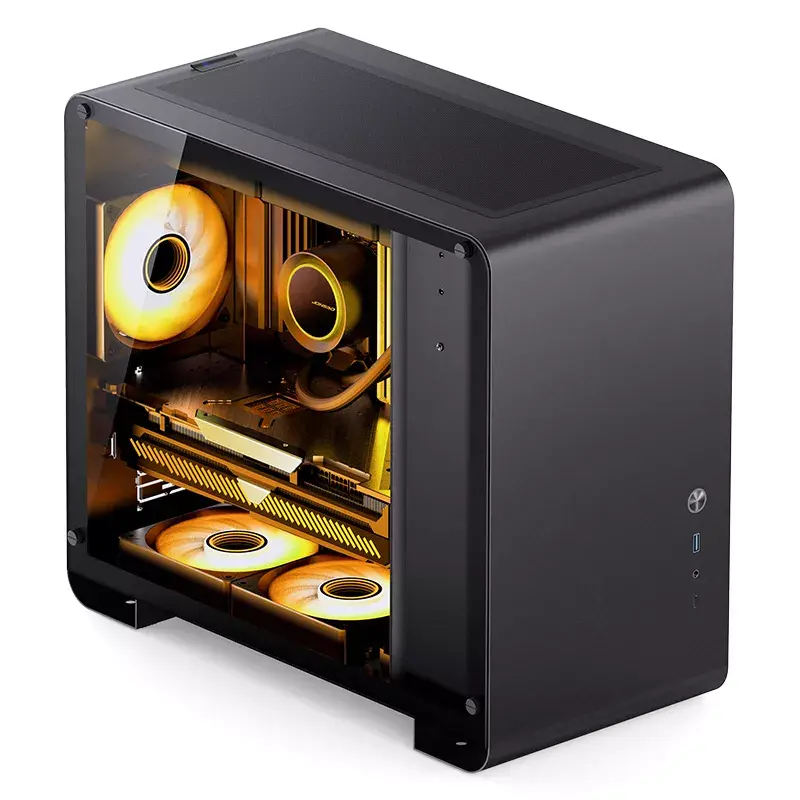 PC-kotelo Jonsbo U4 Mini Mini Tower musta