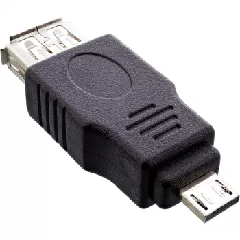 InLine Micro USB -sovitin Micro-A uros USB Type A naaras 31600