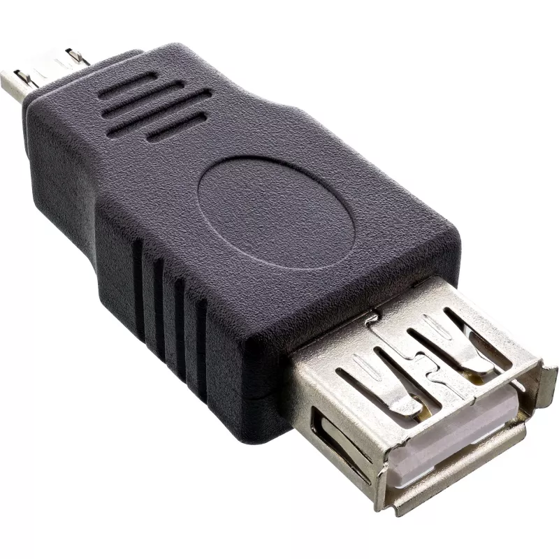 InLine Micro USB -sovitin Micro-A uros USB Type A naaras 31600